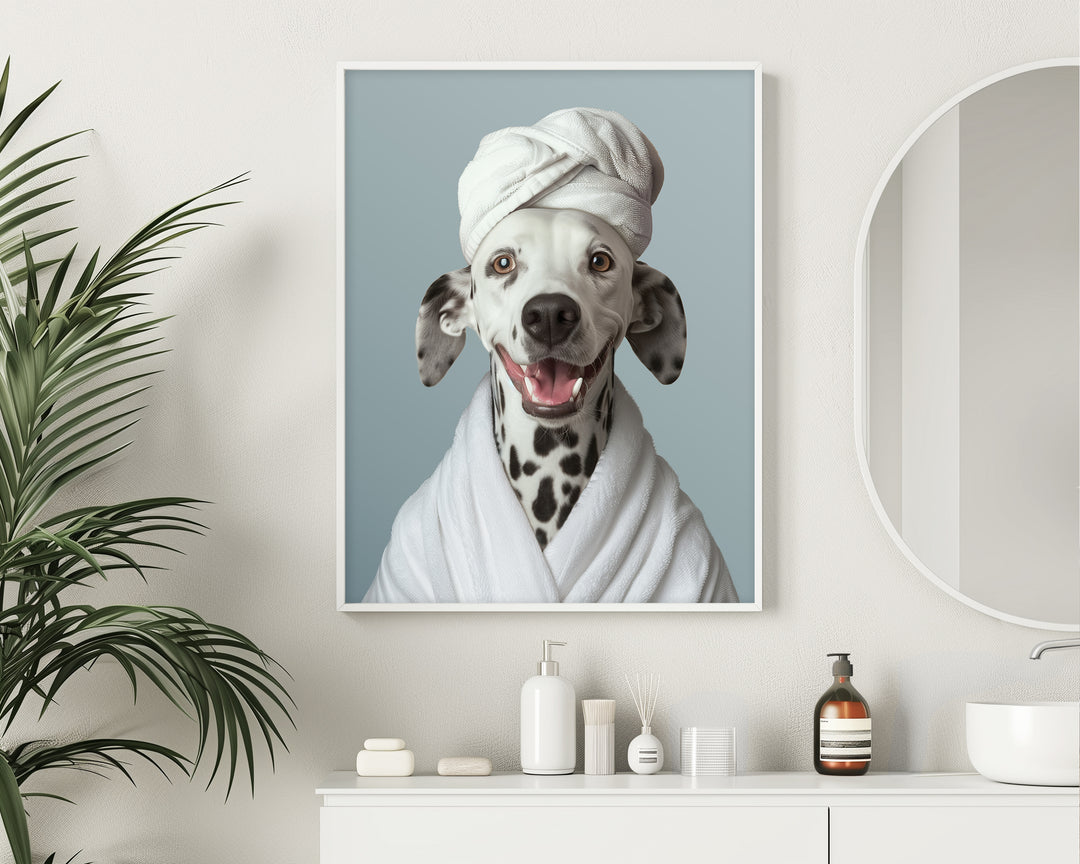 bathroom pet poster