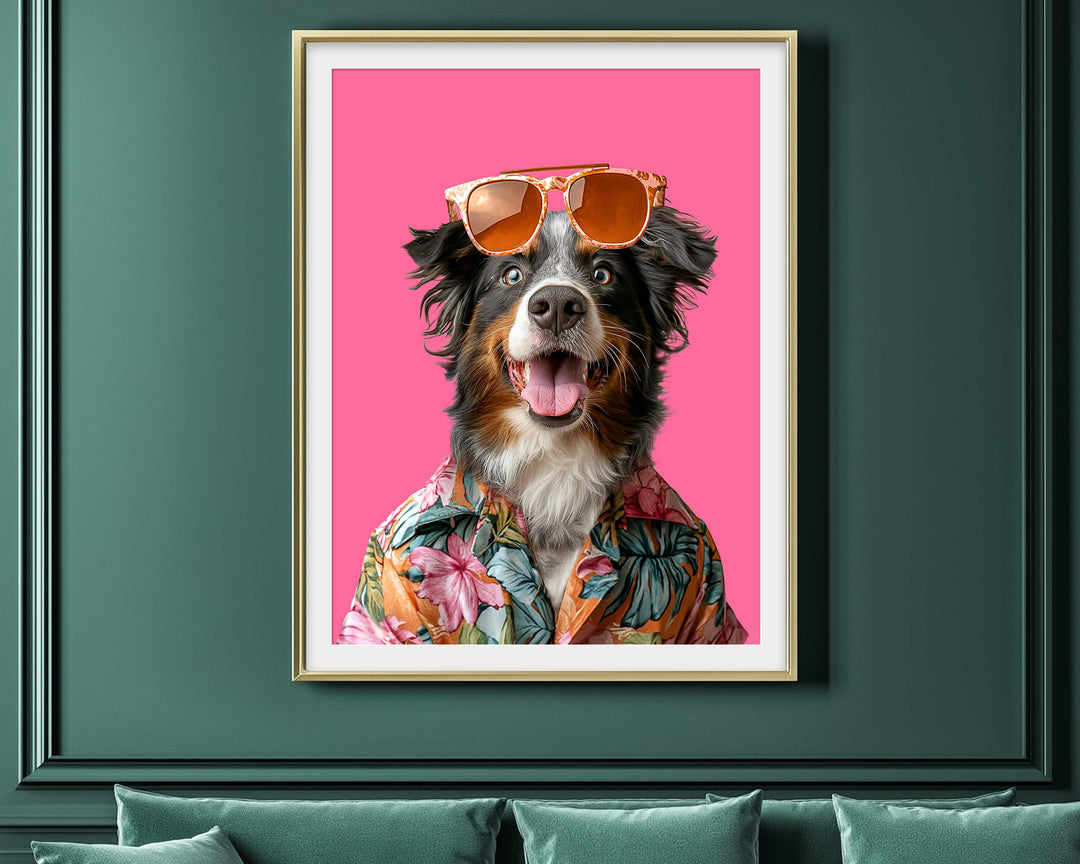 Funny dog portrait