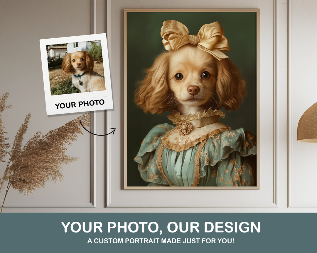 The Duchess – personalized pet portrait