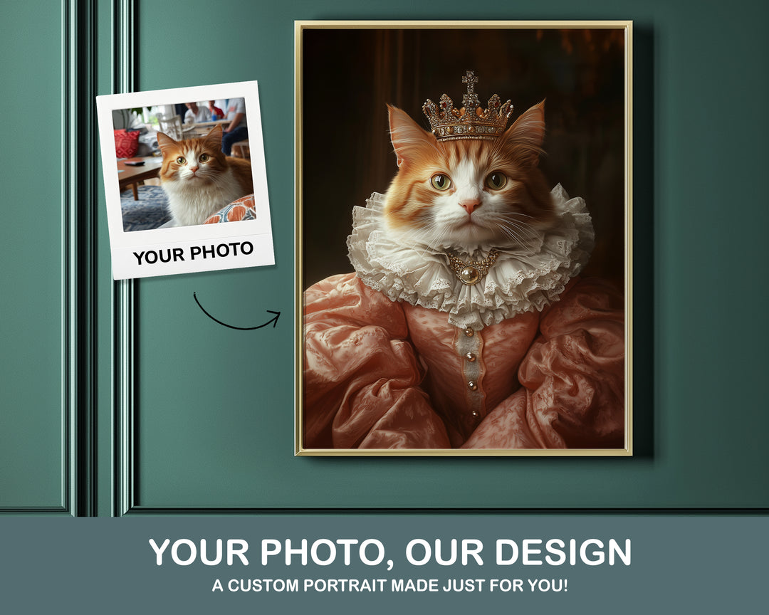 The Meowjesty Royal Pet Portrait
