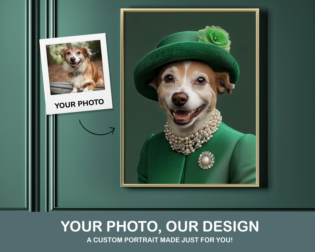 The Pearl Royal Dog Portrait