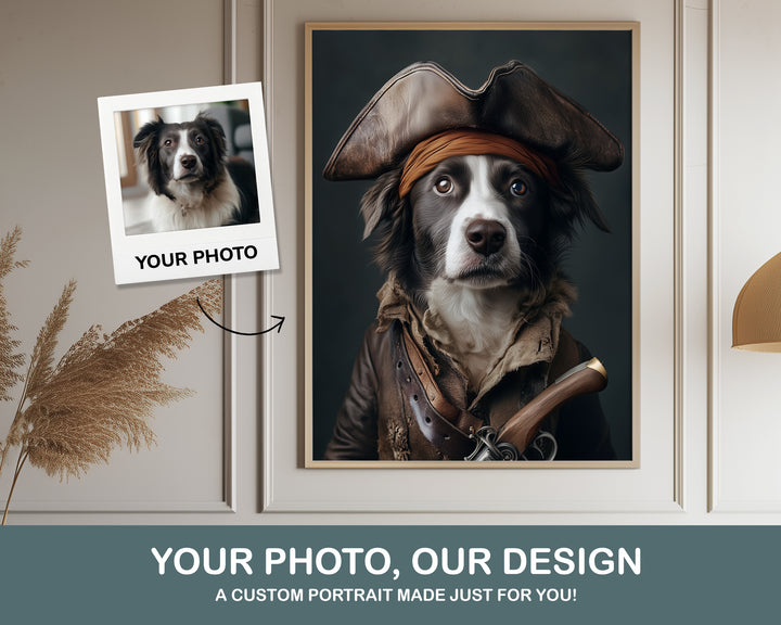 The Pirate – funny pet portrait

